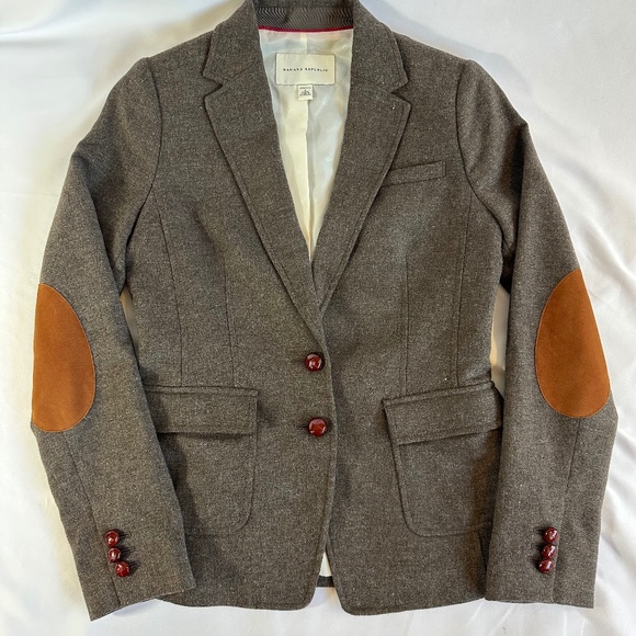 BR Tweed Blazer Size 4 - Picture 1 of 1